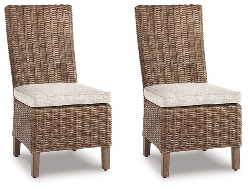 Beachcroft - Side Chair with Cushion (Set of 2) - Beige