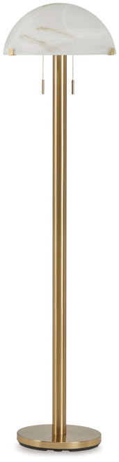 Tobbinsen - Metal Floor Lamp - Brass Finish