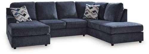 Albar Place - 2-Piece Sectional With Laf Sofa Chaise - Cobalt