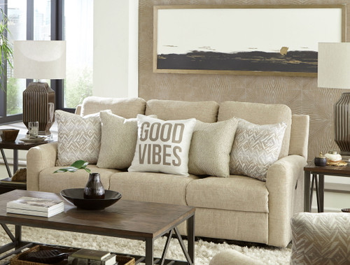 Calvin - Reclining Sofa - Putty