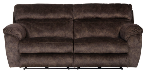 Sedona - Power Lay Flat Reclining Sofa With Power Adjustable Headrest - Mocha