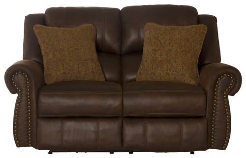 Pickett - Rocking Reclining Loveseat - Walnut
