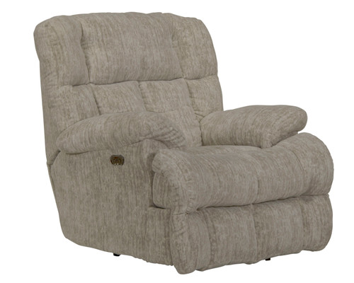 Cirrus - Power Lay Flat Chaise Recliner - Parchment