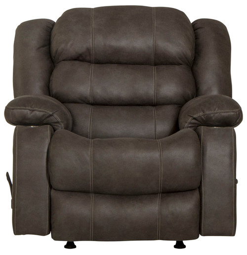 Beckley - Rocker Recliner With Cupholders - Steel Gray