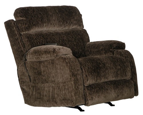 Refresher - Power Headrest Power Rocker Recliner With CR3 Heat / Massage / Lumbar - Mink
