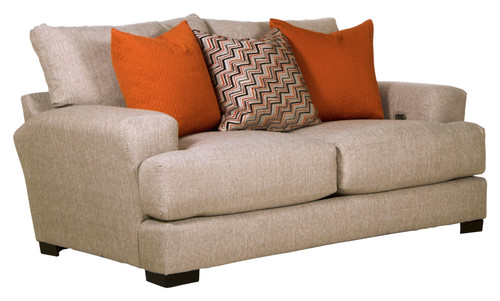 Ava Sectional - Loveseat With USB - Cashew