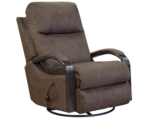 Niles - Swivel Glider Recliner - Chocolate