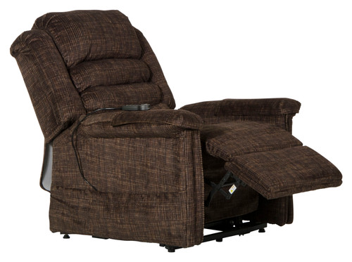 Soother - Power Lift Recliner - Chocolate