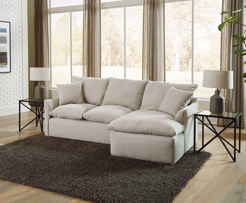 Harper - 2 Piece Sofa Chaise With RSF Chaise - Oyster