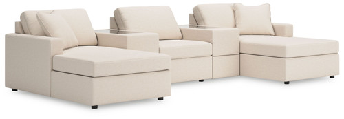 Modmax - 5-Piece Pit Sectional With Storage Consoles - Oyster