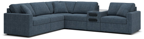 Modmax - 6-Piece Sectional With Audio System Console - Ink