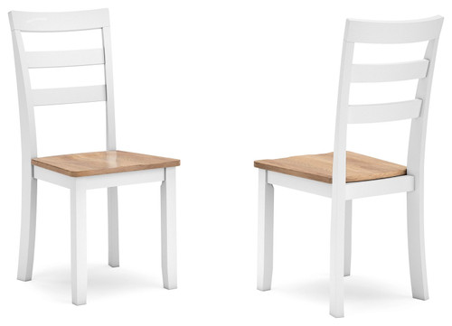 Gesthaven - Dining Room Side Chair (Set of 2) - Natural / White