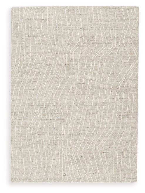 Varahill - 5' x 7' Rug - Gray / Ivory