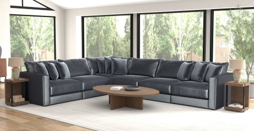 Remington - 6 Piece Modular Sectional - Slate