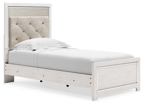 Altyra - Twin Panel Bed - White