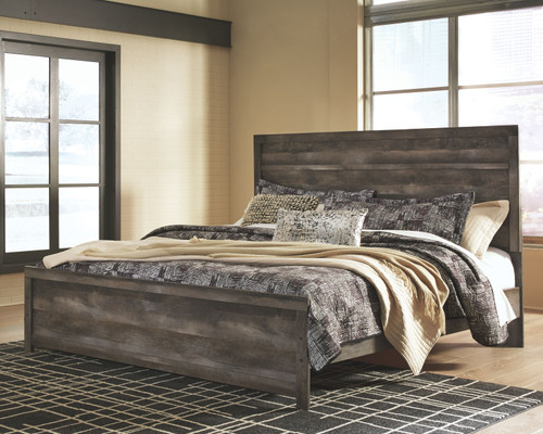 Wynnlow - King Panel Bed - Gray