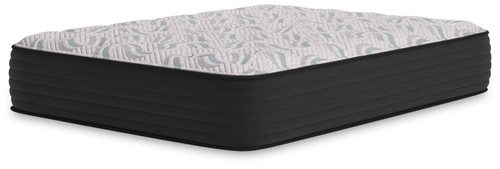 Elite Springs Firm - Queen Mattress - Gray / Blue