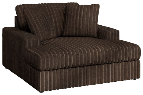 Midnight-Madness - Oversized Chaise - Chocolate