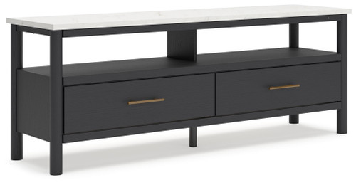 Cadmori - Extra Large TV Stand - Black / White