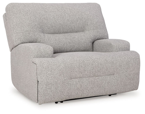 Acklen Place - Wide Seat Power Recliner - Pewter