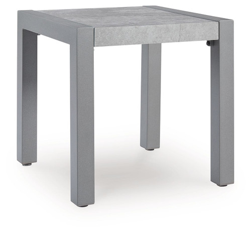 Hurley Park - Square End Table - Gray