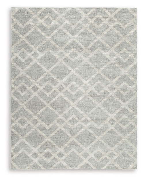 Unawick - 8' x 10' Rug - Gray / Ivory