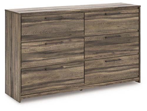 Elbrim - Six Drawer Dresser - Brown