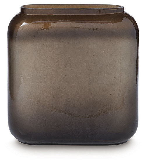 Sumner - Vase - 9.25" - Gray / Gold Finish