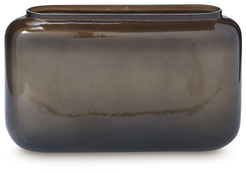 Sumner - Vase - 7.5" - Gray / Gold Finish