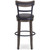 Caitbrook - Tall UPH Swivel Barstool - Gray