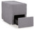 Modmax - 6-Piece Sectional With Storage Console And 3 Armless Chairs - Granite