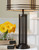 Hanswell - Metal Table Lamp  - Dark Brown