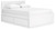 Onita - Queen Panel Platform Bed With 1 Side Storage - White