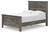 Frandern - Full Panel Bed - Black / Gray