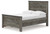 Frandern - Full Panel Bed With Storage - Black / Gray
