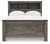Frandern - Full Bookcase Panel Bed - Gray