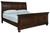 Porter - King Sleigh Bed - Rustic Brown