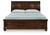 Porter - King Sleigh Storage Bed - Rustic Brown