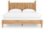 Aleaport - King Panel Bed - Warm Brown