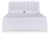 Jarlee - California King Upholstered Panel Bed - White
