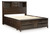 Vanmore - Queen Storage Bed - Dark Brown