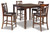 Bennox - DRM Counter Table Set (Set of 5) - Brown