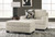 Heartcort - 2 Pc. - Chair And A Half, Ottoman - Quartz