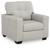 Santorine - 2 Pc. - Chair, Ottoman - Bone
