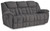 Foreside - 2 Pc. - Reclining Sofa, Reclining Loveseat With Console - Charcoal