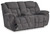 Foreside - 2 Pc. - Reclining Sofa, Reclining Loveseat With Console - Charcoal