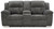 Frohn - 2 Pc. - Reclining Sofa, Reclining Loveseat With Console - Graphite