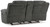 Frohn - 3 Pc. - Reclining Sofa, Reclining Loveseat With Console, Rocker Recliner - Graphite