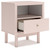Wistenpine - 9 Pc. - Dresser, Mirror, Chest, Full Upholstered Panel Bed With Side Storage, 2 Nightstands - Blush