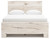Lawroy - 8 Pc. - Dresser, Mirror, Chest, Queen Panel Bed With 2 Under Bed Storage Units - Light Natural